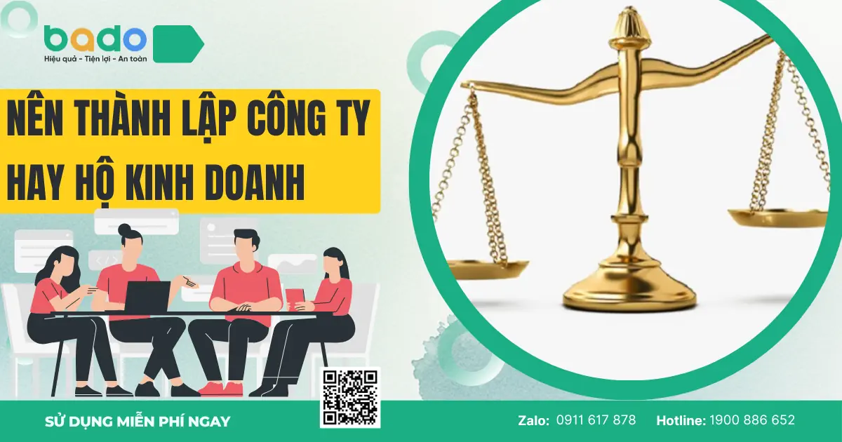Nên thành lập công ty hay hộ kinh doanh là lựa chọn tối ưu 